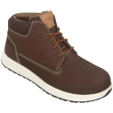 Himalayan Brown Nubuck Leather Non-Metallic Toe Capped Unisex Safety Boots Size UK 13 EU 48 EN ISO 20345:2011 4411BR130
