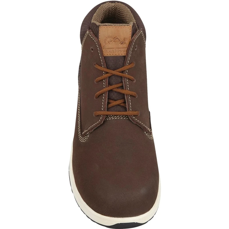 Himalayan Brown Nubuck Leather Non-Metallic Toe Capped Unisex Safety Boots Size UK 13 EU 48 EN ISO 20345:2011 4411BR130
