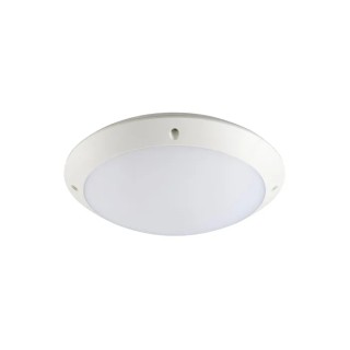 Sylvania LED Bulkhead Light Dome Shape 12W Power 240V AC Polycarbonate Housing IP66 4000k START Surface Series 49291