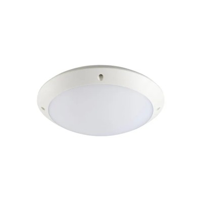Sylvania LED Bulkhead Light Dome Shape 12W Power 240V AC Polycarbonate Housing IP66 4000k START Surface Series 49291
