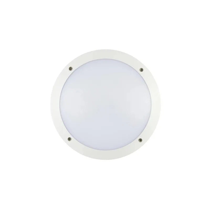 Sylvania LED Bulkhead Light Dome Shape 12W Power 240V AC Polycarbonate Housing IP66 4000k START Surface Series 49291