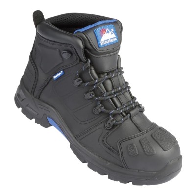 Himalayan Black Non-Metallic Toe Capped Safety Boots Size EU 41 UK 7 EN ISO 20345:2011 5209BK070