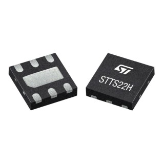 STMicroelectronics Digital Output Temperature Sensor Series, Surface Mount I2C Interface ±0.5 °C Accuracy, 6-Pin UDFN MCP9701