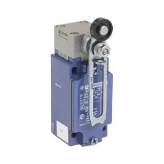 Telemecanique Sensors XCKJ Series Spring Return Limit Switch, 2P, IP66, Zinc Zamak Alloy Housing, 240V AC, 3A XCKJ20541H7