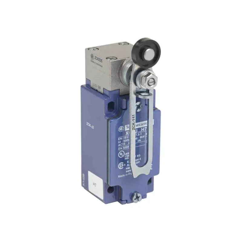 Telemecanique Sensors XCKJ Series Spring Return Limit Switch, 2P, IP66, Zinc Zamak Alloy Housing, 240V AC, 3A XCKJ20541H7