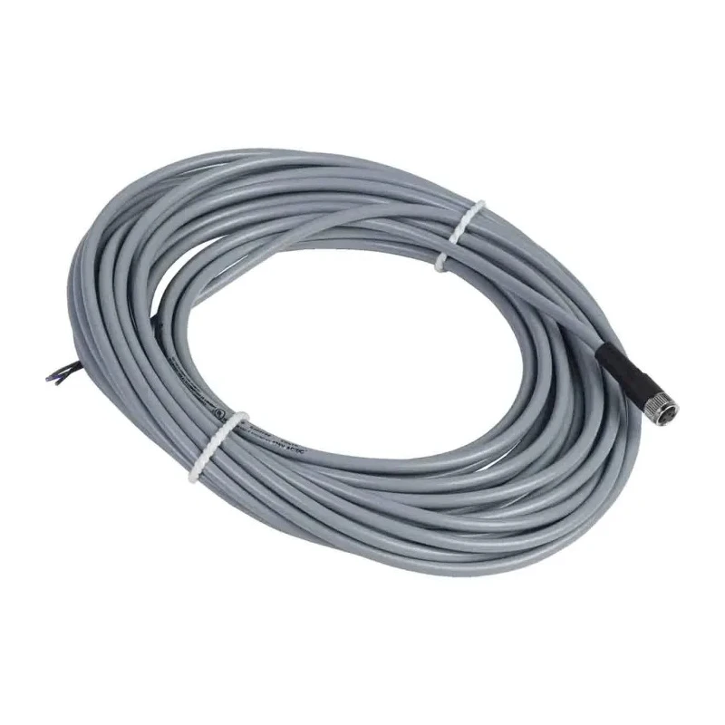 Telemecanique Sensors Female 3 Way Straight to 3 Way Unterminated Sensor Actuator Cable 10 m XZCPV0566L10