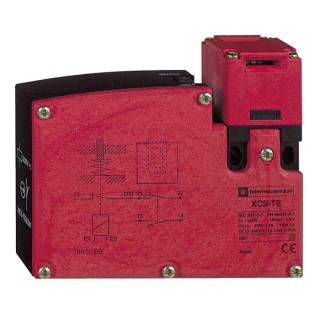 Telemecanique Sensors XCST Series Solenoid Interlock Switch 24V AC/DC Polyamide Housing XCSTE5512