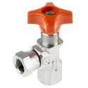 RS PRO Hydraulic Pressure Gauge Isolation Valve Angled, 1/4 in Female Inlet, Carbon Steel Body, 400 bar Pressure 278-9086