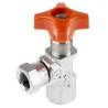 RS PRO Hydraulic Pressure Gauge Isolation Valve Angled, 1/4 in Female Inlet, Carbon Steel Body, 400 bar Pressure 278-9086