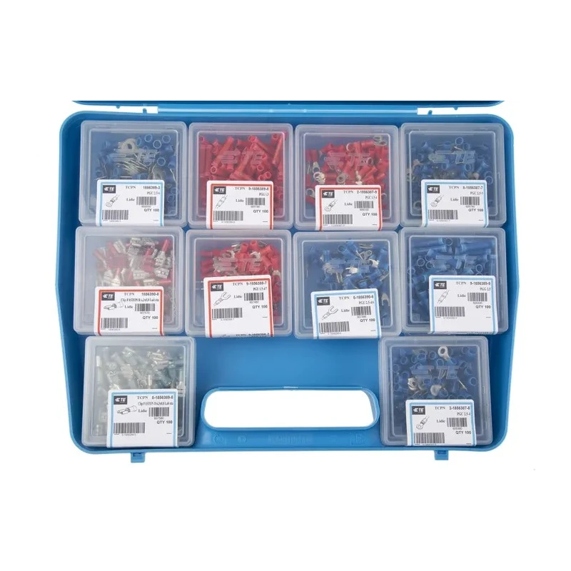 TE Connectivity Plasti-Grip Terminal and Splices Bootlace Ferrule Crimp Terminal Kit 142945-1