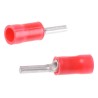 TE Connectivity PLASTI-GRIP Insulated Tin Crimp Pin Connector 22 AWG to 16 AWG 1.8 mm Pin Diameter Red 181630