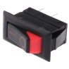 Arcolectric (Bulgin) Ltd Aluminium Housing Panel-Mount SPST On-Off Rocker Switch 16A 28V DC C1300XRAAC