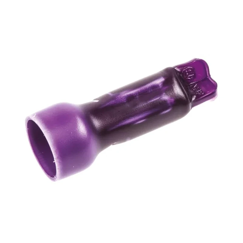TE Connectivity Closed End Splice Connector, Purple, Insulated, Tin Plated Copper, 10 AWG, 28.58mm Overall Length Model 36965