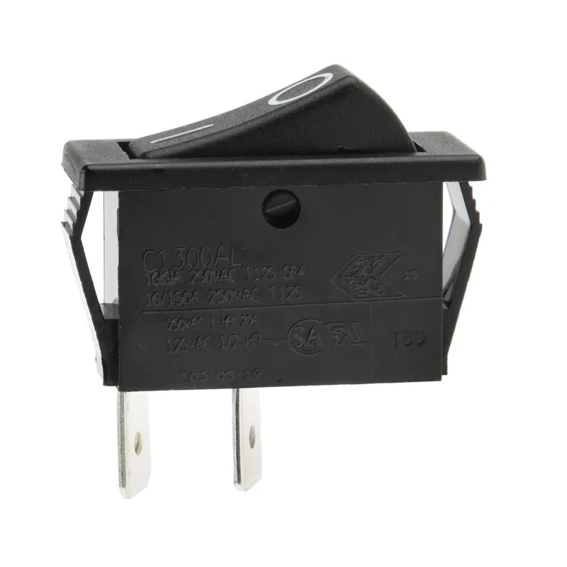 Arcolectric (Bulgin) Ltd SPST On-Off Rocker Switch Panel Aluminium Housing 30x11 mm 16A C1300ALAAA
