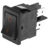 Arcolectric (Bulgin) Ltd Rocker Switch SPST On-Off Panel Mount 10A 250V AC Ceramic Housing IP66 H8500XBAAA