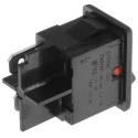 Arcolectric (Bulgin) Ltd Rocker Switch SPST On-Off Panel Mount 10A 250V AC Ceramic Housing IP66 H8500XBAAA