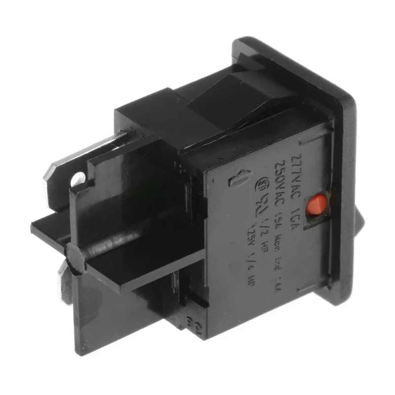 Arcolectric (Bulgin) Ltd Rocker Switch SPST On-Off Panel Mount 10A 250V AC Ceramic Housing IP66 H8500XBAAA