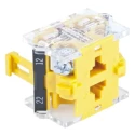 EAO 04 Series Contact Block 500V AC, 10A Current Rating, Screw Terminal, 1 NC 704.900.2