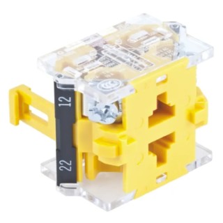 EAO 04 Series Contact Block 500V AC, 10A Current Rating, Screw Terminal, 1 NC 704.900.2