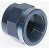 Georg Fischer Plastic Pipe Fitting Straight Threaded Metric Socket 3/8 in 16 mm 721910205