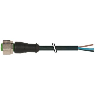Murrelektronik Limited Female 4 Way Straight to Unterminated Sensor Actuator Cable 1.5 m 7000-12221-6340150