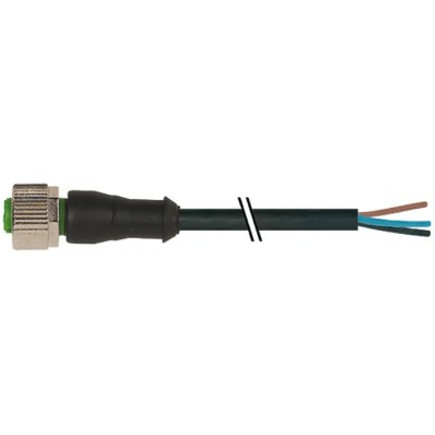 Murrelektronik Limited Female 4 Way Straight to Unterminated Sensor Actuator Cable 1.5 m 7000-12221-6340150