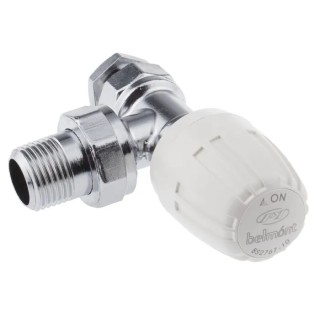Pegler Yorkshire Chrome Plated Brass Manual Radiator Valve 680007