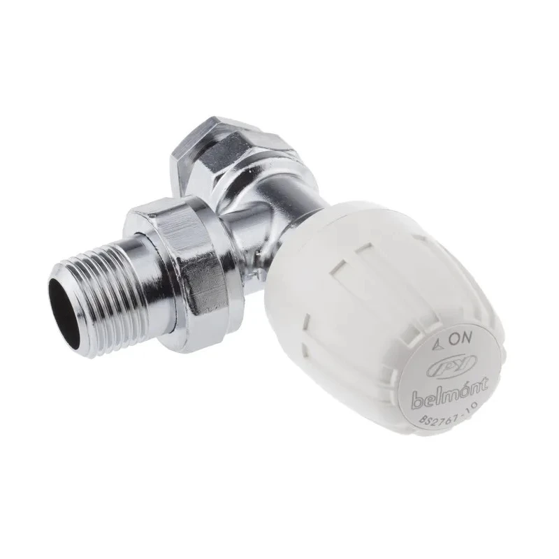 Pegler Yorkshire Chrome Plated Brass Manual Radiator Valve 680007