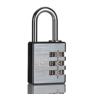 RS PRO Aluminium Combination Padlock, 5 mm Shackle Diameter, 32 mm Body Width, Model 196-3969