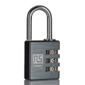 RS PRO Aluminium Combination Padlock, 5 mm Shackle Diameter, 32 mm Body Width, Model 196-3969