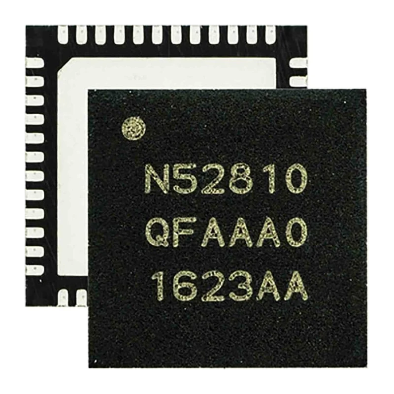 Nordic Semiconductor ARM Cortex M4 Microcontroller System-On-Chip 48-Pin QFN nRF52810-QFAA-R7