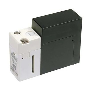 SMC Pneumatic Solenoid/Pilot-Operated Control Valve 3/2 NC Solenoid Manifold Mount 24V Resin Body VQ100