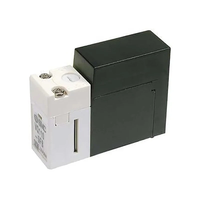 SMC Pneumatic Solenoid/Pilot-Operated Control Valve 3/2 NC Solenoid Manifold Mount 24V Resin Body VQ100