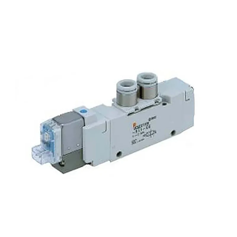 SMC Pneumatic Solenoid/Pilot-Operated Control Valve 5/2 Solenoid 24V VQZ3000