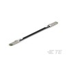 TE Connectivity QSFP-DD Ethernet Cable 500 mm Black PVC 2323765-1