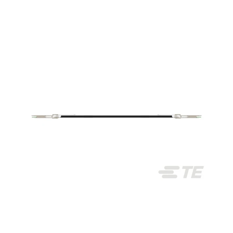 TE Connectivity QSFP-DD Ethernet Cable 500 mm Black PVC 2323765-1