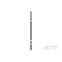 TE Connectivity QSFP-DD Ethernet Cable 500 mm Black PVC 2323765-1