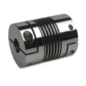 Huco 66 mm Outer Diameter, 79 mm Length Clamp Style Flexible Coupler with Stainless Steel Bellows 554.66.5454