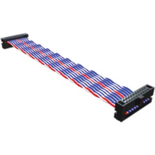 Samtec Ribbon Cable Assembly Twisted Pair 1.27 mm Pitch 2 Conductor Grey PVC Jacket FFTP-08-D-18.00-01-N
