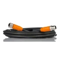 Lumberg Automation Sensor Actuator Cable Male 5 Way Straight to Female 5 Way Straight 61630 RSTS 5-RKTS 5-298/5 M