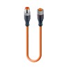 Lumberg Automation Male 4 Way Straight to Female 4 Way Straight Sensor Actuator Cable 5 m 230V IEC 11832 RST 4-RKT 4-251/5 M