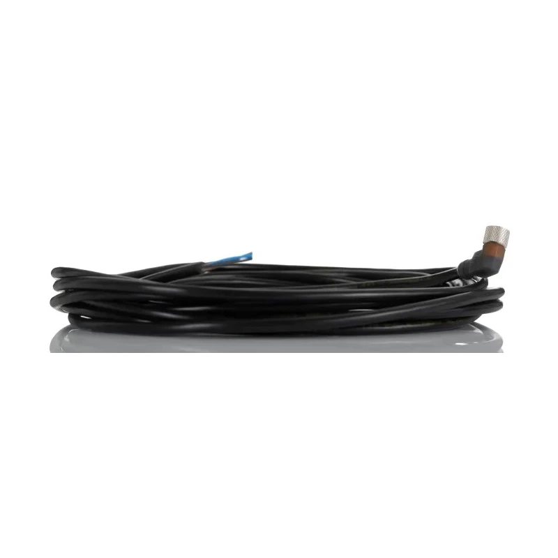 Lumberg Automation Female 3 Way Right Angle to Unterminated Sensor Actuator Cable 60 V Black Polyvinyl 16413 RKMWV 3-942/5 M