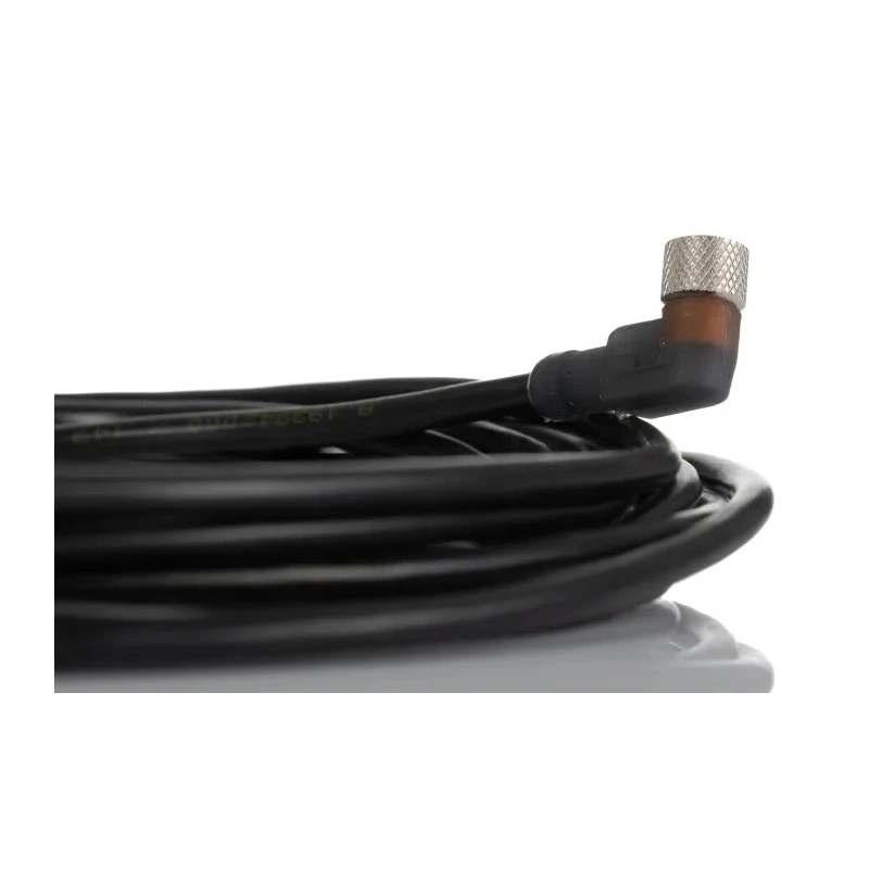 Lumberg Automation Female 3 Way Right Angle to Unterminated Sensor Actuator Cable 60 V Black Polyvinyl 16413 RKMWV 3-942/5 M