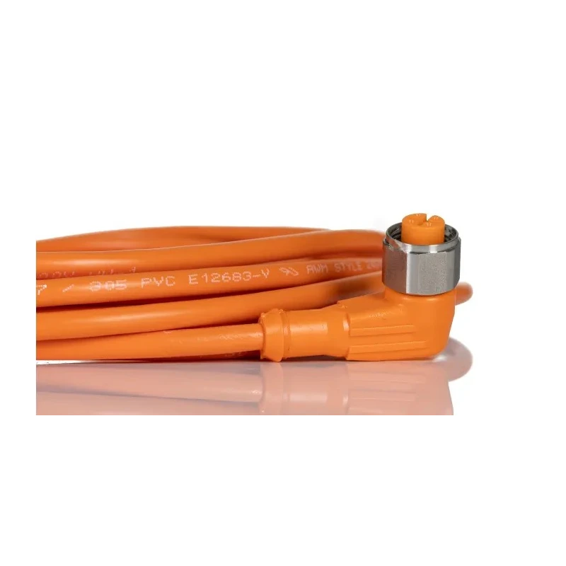 Lumberg Automation Female 4-Way Right Angle to Unterminated Free End Sensor Actuator Cable 250V 13601 PRKWT 4-07/5 M