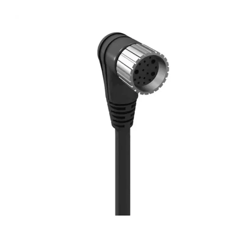 Lumberg Automation Sensor Actuator Cable Female 19 Way M23 Right Angle, Polyurethane Jacket, Black 60693 RKWU 19-242/10 M