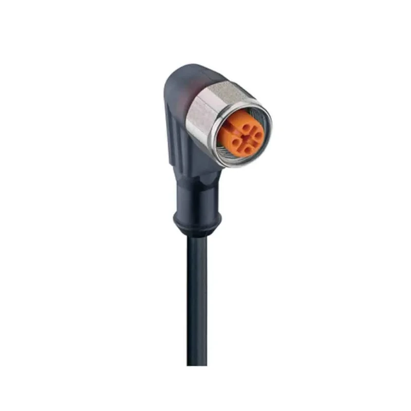 Lumberg Automation Female 4 Way Right Angle to Unterminated Free End Sensor Actuator Cable 300mm 16564 RKWTN 4-225/0,3 M
