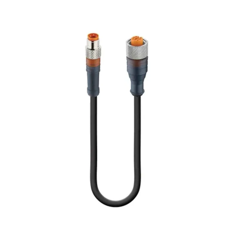 Lumberg Automation Sensor Actuator Cable Male 3 way Straight to Female 4 way Straight 1 m 60V 43688 RSMV 3-RKT 4-3-224/1 M