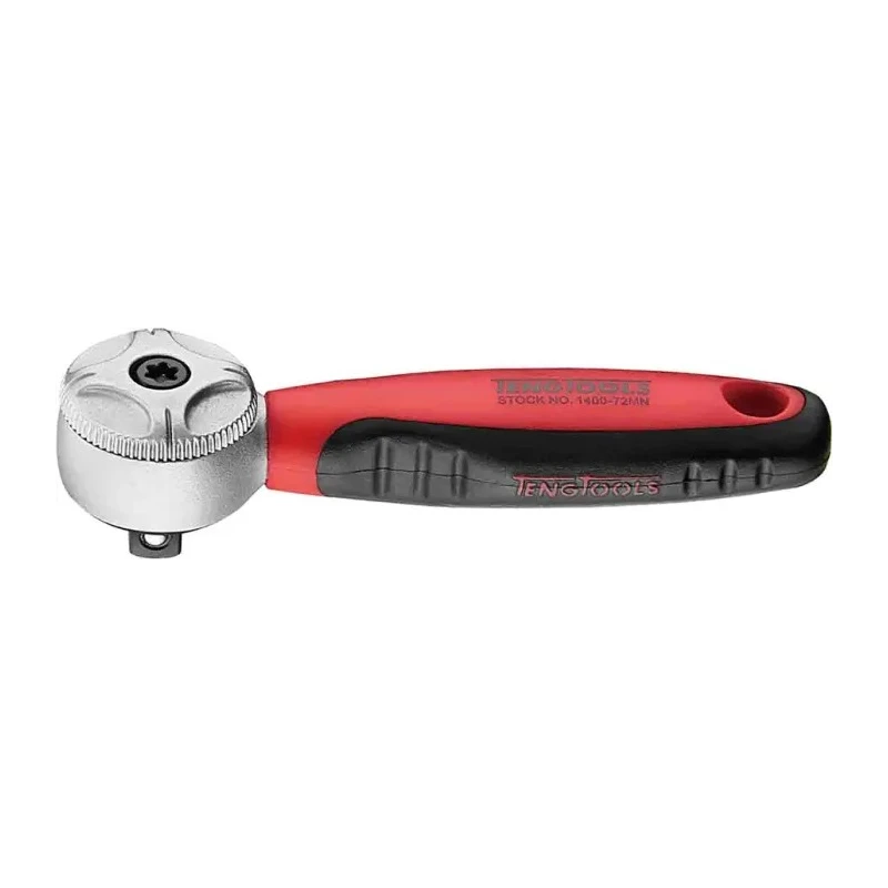 Teng Tools 1/4 in Drive Fine Tooth Mini Ratchet with Ratchet Handle 26mm Overall 1400-72MN