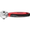 Teng Tools 1/4 in Drive Fine Tooth Mini Ratchet with Ratchet Handle 26mm Overall 1400-72MN