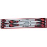 Teng Tools Standard Screwdriver Set, 8-Piece with TT-MV PLUS Steel Alloy Handles TTX918N